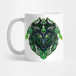 mecha wolf Mug